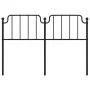 Cabecero de metal negro 140 cm de , Cabeceros y pies de cama - Ref: Foro24-373920, Precio: 29,85 €, Descuento: %