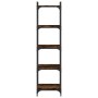 Bookcase with 5 shelves engineered wood smoked oak 40x30x154cm by , Bookcases and shelves - Ref: Foro24-837639, Price: 51,85 ...
