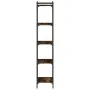 Bookcase with 5 shelves engineered wood smoked oak 40x30x154cm by , Bookcases and shelves - Ref: Foro24-837639, Price: 51,20 ...