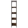 Bookcase with 5 shelves engineered wood smoked oak 80x30x154cm by , Bookcases and shelves - Ref: Foro24-837679, Price: 49,97 ...