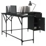 Schwarzer Schreibtisch aus Holzwerkstoff, 141 x 141 x 75 cm von , Schreibtische - Ref: Foro24-837597, Preis: 100,07 €, Rabatt: %
