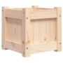 Solid pine wood planter 31x31x31 cm by , Pots and planters - Ref: Foro24-837394, Price: 32,08 €, Discount: %