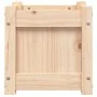 Pflanzgefäß aus massivem Kiefernholz, 31 x 31 x 31 cm von , Töpfe und Pflanzgefäße - Ref: Foro24-837394, Preis: 22,80 €, Raba...