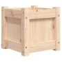 Pflanzgefäß aus massivem Kiefernholz, 31 x 31 x 31 cm von , Töpfe und Pflanzgefäße - Ref: Foro24-837394, Preis: 22,80 €, Raba...