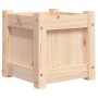 Solid pine wood planter 31x31x31 cm by , Pots and planters - Ref: Foro24-837394, Price: 32,08 €, Discount: %