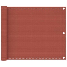 Toldo para balcón HDPE terracota 75x600 cm