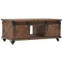 Solid brown fir wood coffee table 91x51x38 cm by vidaXL, Coffee table - Ref: Foro24-246119, Price: 208,01 €, Discount: %