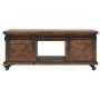 Solid brown fir wood coffee table 91x51x38 cm by vidaXL, Coffee table - Ref: Foro24-246119, Price: 208,01 €, Discount: %