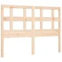 Double bed frame with solid wood headboard by , Beds and slatted bases - Ref: Foro24-3192986, Price: 160,40 €, Discount: %