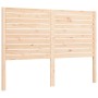 Bed frame with solid wood headboard 140x200 cm by , Beds and slatted bases - Ref: Foro24-3193206, Price: 161,16 €, Discount: %