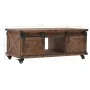 Mesa de centro de madera maciza de abeto marrón 91x51x38 cm de vidaXL, Mesas de centro - Ref: Foro24-246119, Precio: 207,96 €...