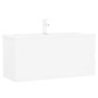 Waschbecken aus weißem Holzwerkstoff von , Badezimmerwaschtische - Ref: Foro24-3071657, Preis: 344,66 €, Rabatt: %