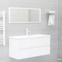 Waschbecken aus weißem Holzwerkstoff von , Badezimmerwaschtische - Ref: Foro24-3071657, Preis: 344,66 €, Rabatt: %
