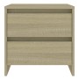 Sonoma oak engineered wood bedside table 45x34.5x44.5 cm by vidaXL, Nightstands - Ref: Foro24-809851, Price: 46,57 €, Discoun...