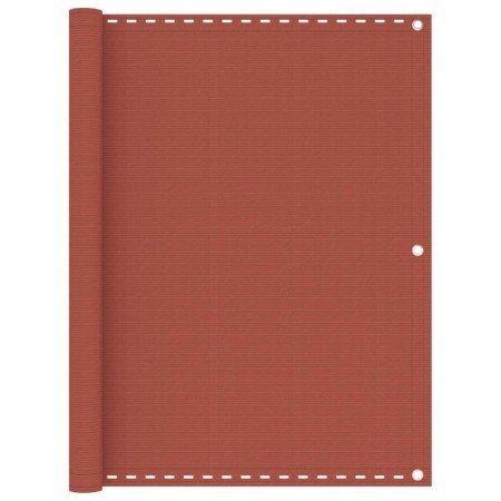 Toldo para balcón HDPE terracota 120x600 cm