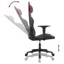 Silla gaming de masaje cuero sintético negro y rojo vino tinto en Sillas gaming | Comprar online en Foro24