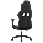 Silla gaming de masaje cuero sintético negro y rojo vino tinto en Sillas gaming | Comprar online en Foro24