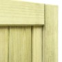 Gartenzauntor aus imprägniertem Kiefernholz, 125 x 100 cm von vidaXL, Gartentore - Ref: Foro24-45334, Preis: 82,99 €, Rabatt: %