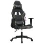 Silla gaming de masaje cuero sintético negro y camuflaje en Sillas gaming | Comprar online en Foro24
