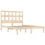 Bettgestell aus massivem Kiefernholz, 135 x 190 cm von , Betten und Lattenroste - Ref: Foro24-3104453, Preis: 144,74 €, Rabat...