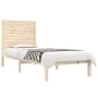 Bettgestell aus Massivholz 75x190 cm von , Betten und Lattenroste - Ref: Foro24-3104568, Preis: 93,91 €, Rabatt: %