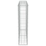Gabion wall with galvanized steel covers 100x20x100 cm by vidaXL, fence panels - Ref: Foro24-143578, Price: 48,88 €, Discount: %