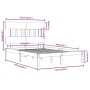 Solid pine wood bed frame 160x200 cm by , Beds and slatted bases - Ref: Foro24-3104748, Price: 124,25 €, Discount: %