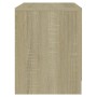 Sonoma oak engineered wood bedside table 45x34.5x44.5 cm by vidaXL, Nightstands - Ref: Foro24-809851, Price: 46,57 €, Discoun...
