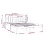 Solid wood bed frame 160x200 cm by , Beds and slatted bases - Ref: Foro24-3105415, Price: 121,34 €, Discount: %
