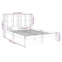 Estructura de cama doble pequeña madera maciza blanca 120x190cm de , Camas y somieres - Ref: Foro24-3105571, Precio: 125,72 €...