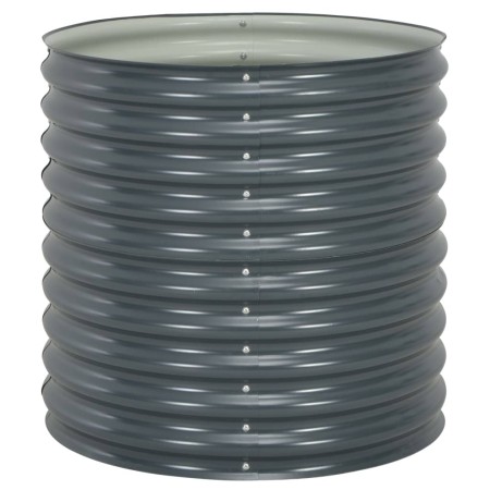 Arriate de acero galvanizado gris 80x80x81 cm de vidaXL, Maceteros y jardineras - Ref: Foro24-45525, Precio: 120,12 €, Descue...