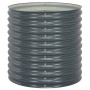 Galvanized steel flowerbed in gray, 80x80x81 cm. by vidaXL, Pots and planters - Ref: Foro24-45525, Price: 120,20 €, Discount: %