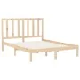 Estructura de cama de madera maciza 160x200 cm de , Camas y somieres - Ref: Foro24-3106778, Precio: 119,02 €, Descuento: %