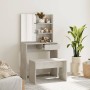 Juego de tocador color gris hormigón 74,5x40x141 cm de , Tocadores para dormitorios - Ref: Foro24-3114142, Precio: 95,95 €, D...