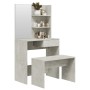 Juego de tocador color gris hormigón 74,5x40x141 cm de , Tocadores para dormitorios - Ref: Foro24-3114142, Precio: 95,95 €, D...