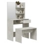 Juego de tocador color gris hormigón 74,5x40x141 cm de , Tocadores para dormitorios - Ref: Foro24-3114142, Precio: 95,95 €, D...