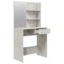 Juego de tocador color gris hormigón 74,5x40x141 cm de , Tocadores para dormitorios - Ref: Foro24-3114142, Precio: 95,95 €, D...