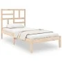 Bettrahmen aus Massivholz 75x190 cm von , Betten und Lattenroste - Ref: Foro24-3105910, Preis: 85,39 €, Rabatt: %
