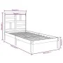 Bettrahmen aus Massivholz 75x190 cm von , Betten und Lattenroste - Ref: Foro24-3105910, Preis: 85,39 €, Rabatt: %