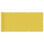 Toldo para balcón HDPE amarillo 75x400 cm
