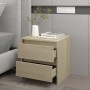 Mesita de noche madera ingeniería roble Sonoma 45x34,5x44,5 cm de vidaXL, Mesitas de noche - Ref: Foro24-809851, Precio: 49,23 €