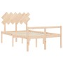 Doppelbett für Senioren mit Kopfteil aus Massivholz von , Betten und Lattenroste - Ref: Foro24-3195516, Preis: 134,43 €, Raba...
