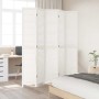 Biombo separador de 5 paneles madera maciza Paulownia blanco en Divisores de ambientes | Comprar online en Foro24