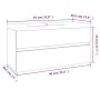 Mueble de baño con lavabo madera contrachapada roble ahumado de , Tocadores de baño - Ref: Foro24-3152879, Precio: 219,51 €, ...