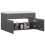 Furniture with a bright gray engineered wood sink by , bathroom vanities - Ref: Foro24-3070846, Price: 223,98 €, Discount: %