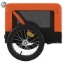 Bicycle pet trailer, iron frame, Oxford fabric, orange and black. by , pet strollers - Ref: Foro24-93914, Price: 94,34 €, Dis...