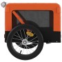 Fahrradanhänger Haustiere Eisen Stoff Oxford orange schwarz von , Kinderwagen für Haustiere - Ref: Foro24-93914, Preis: 95,92...