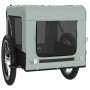 Fahrradanhänger Haustiere Bügeleisen Oxford Stoff grau schwarz von , Kinderwagen für Haustiere - Ref: Foro24-93916, Preis: 94...