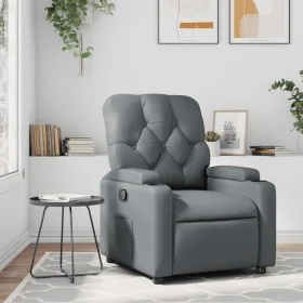 Gray synthetic leather recliner by , Armchairs - Ref: Foro24-372506, Price: 200,40 €, Discount: %