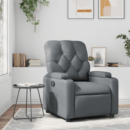 Grauer Relaxsessel aus Kunstleder von , Sessel - Ref: Foro24-372506, Preis: 202,42 €, Rabatt: %